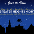 Save the Date for Greater Heights Night! Secure your sponsorship TODAY!