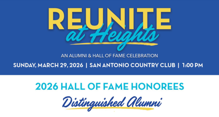Last Call: Reunite at Heights Invitation Recognition Deadline