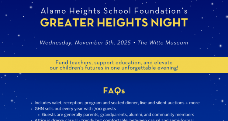 Save the Date: Greater Heights Night 2025!