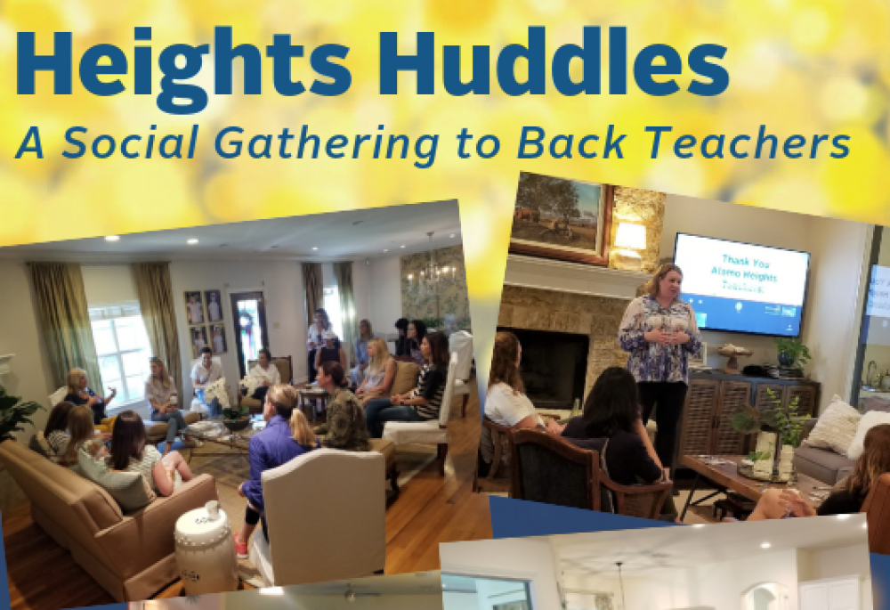 Heights Huddles: A Social Gathering to Back Teachers