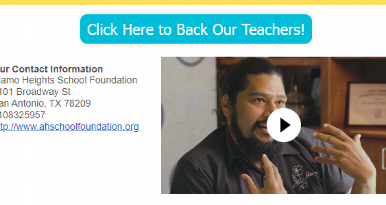 Heights Happenings: A Call to Back Teachers