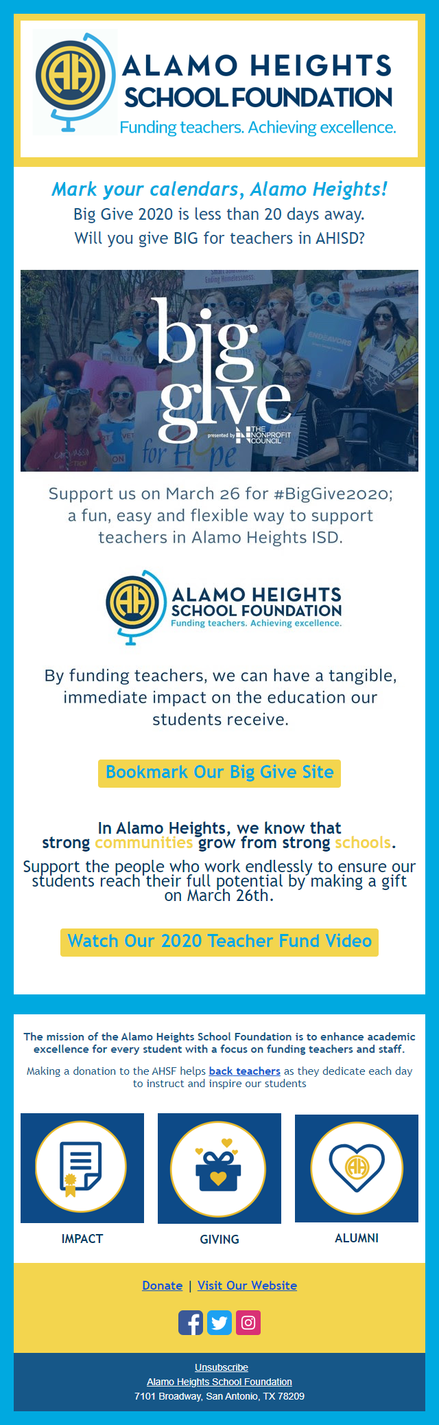 Heights happenings March 2020
