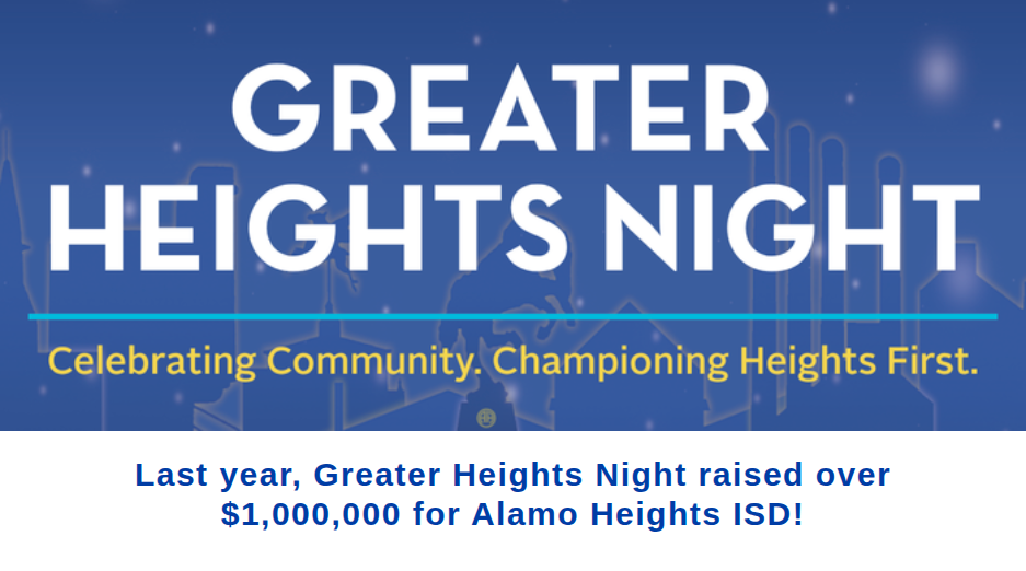 Greater Heights Night Item donation form