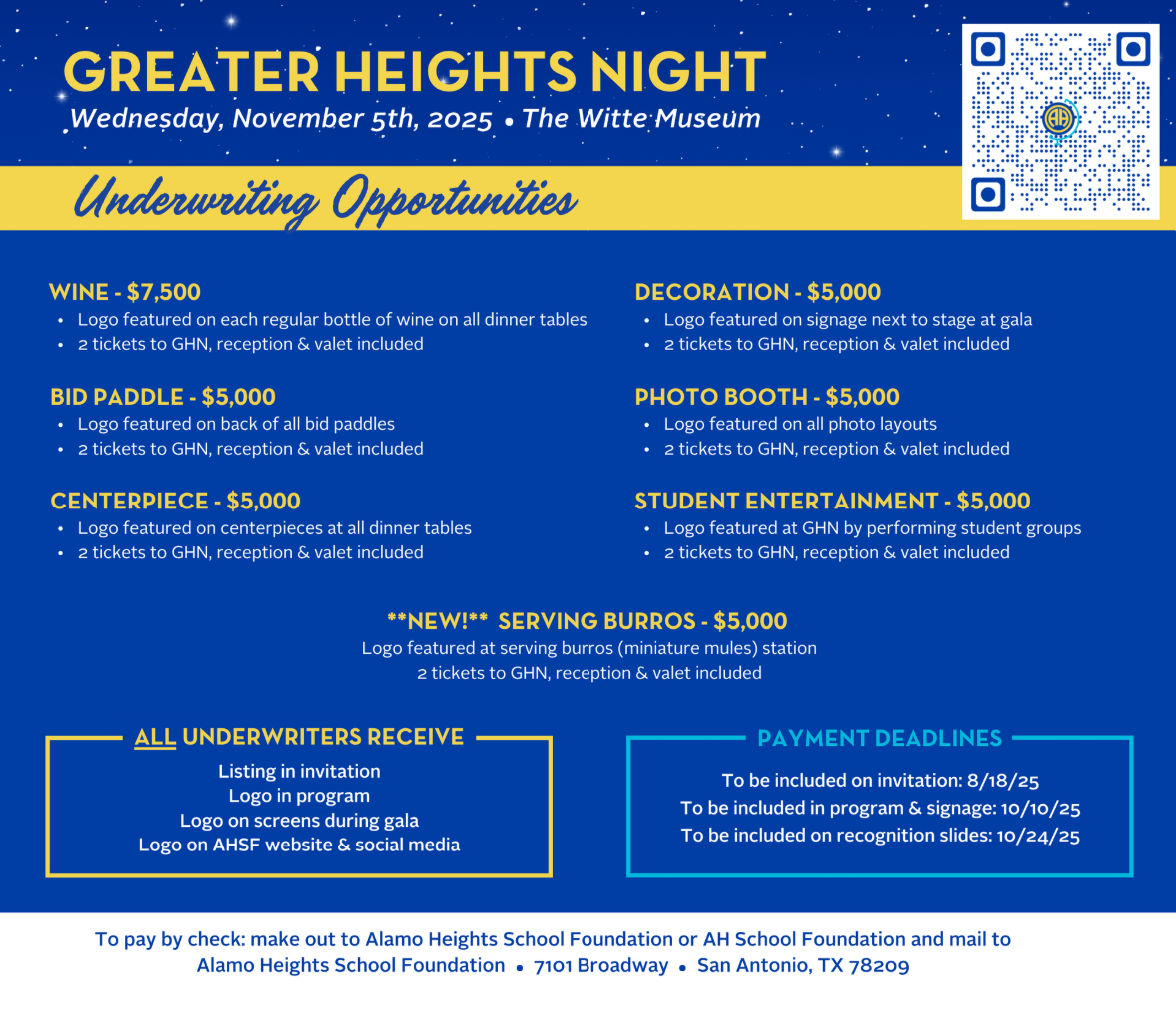 Heights Happenings May 28, 2025 - Greater Heights Night tickets and sponsorship/underwriting oportunities