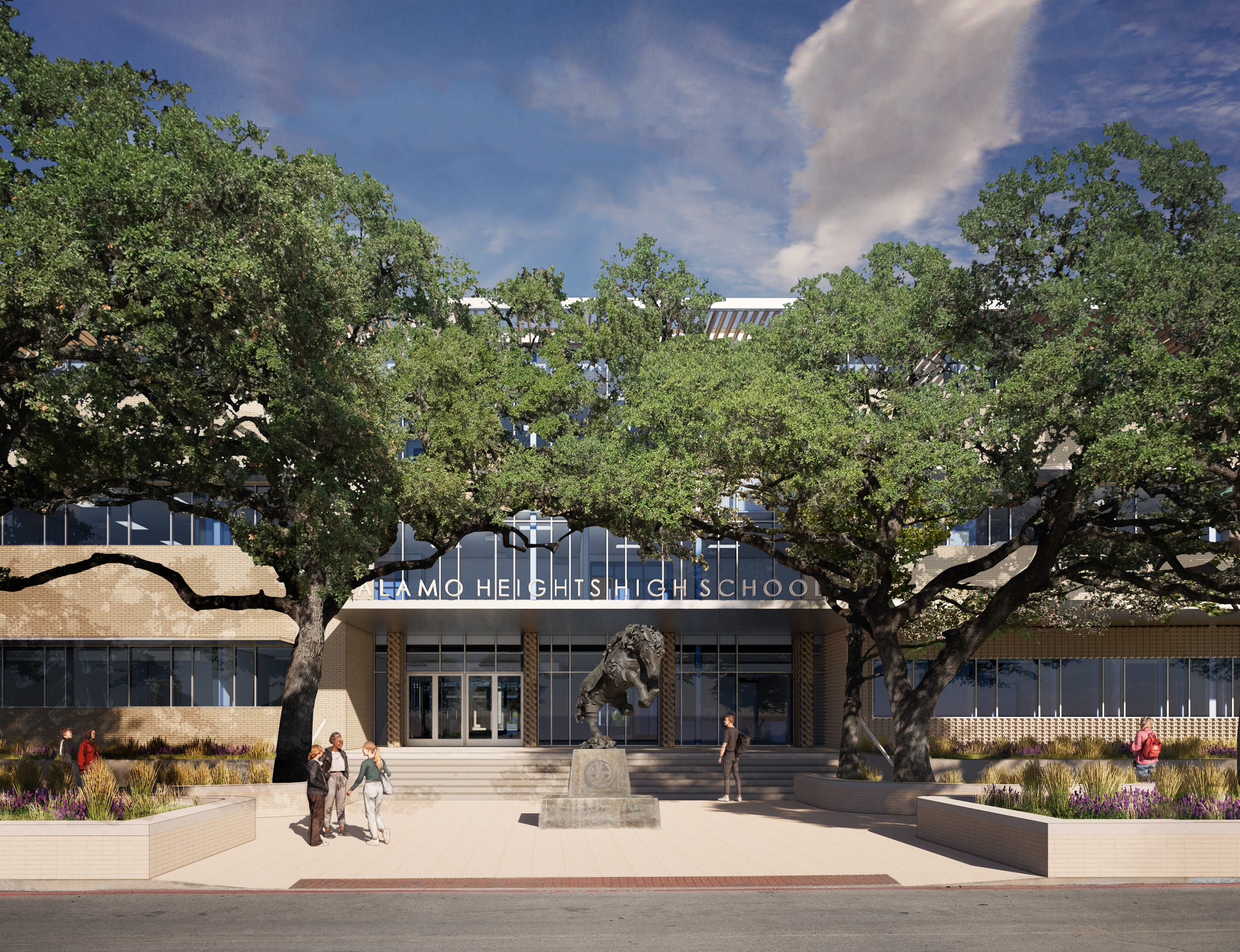 Alamo heights high school proposed entry