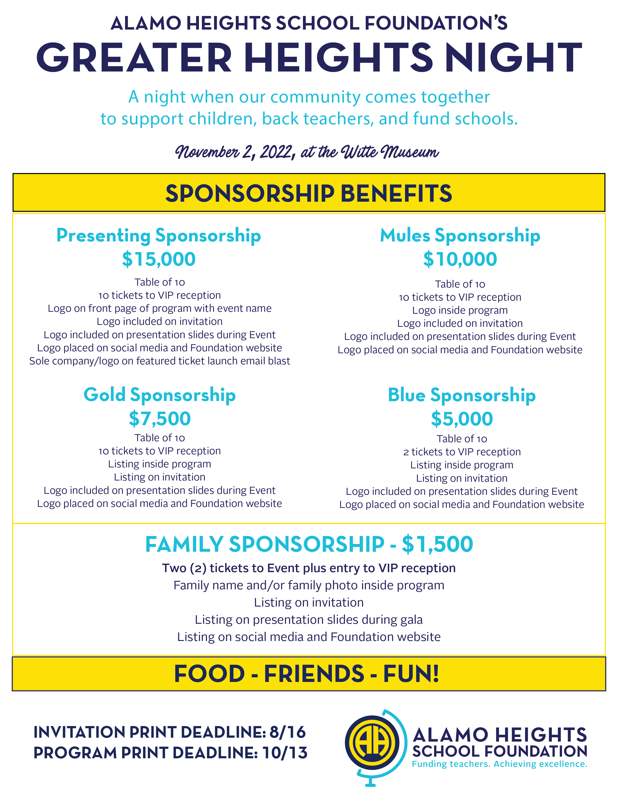 Sponsorship Opportunities