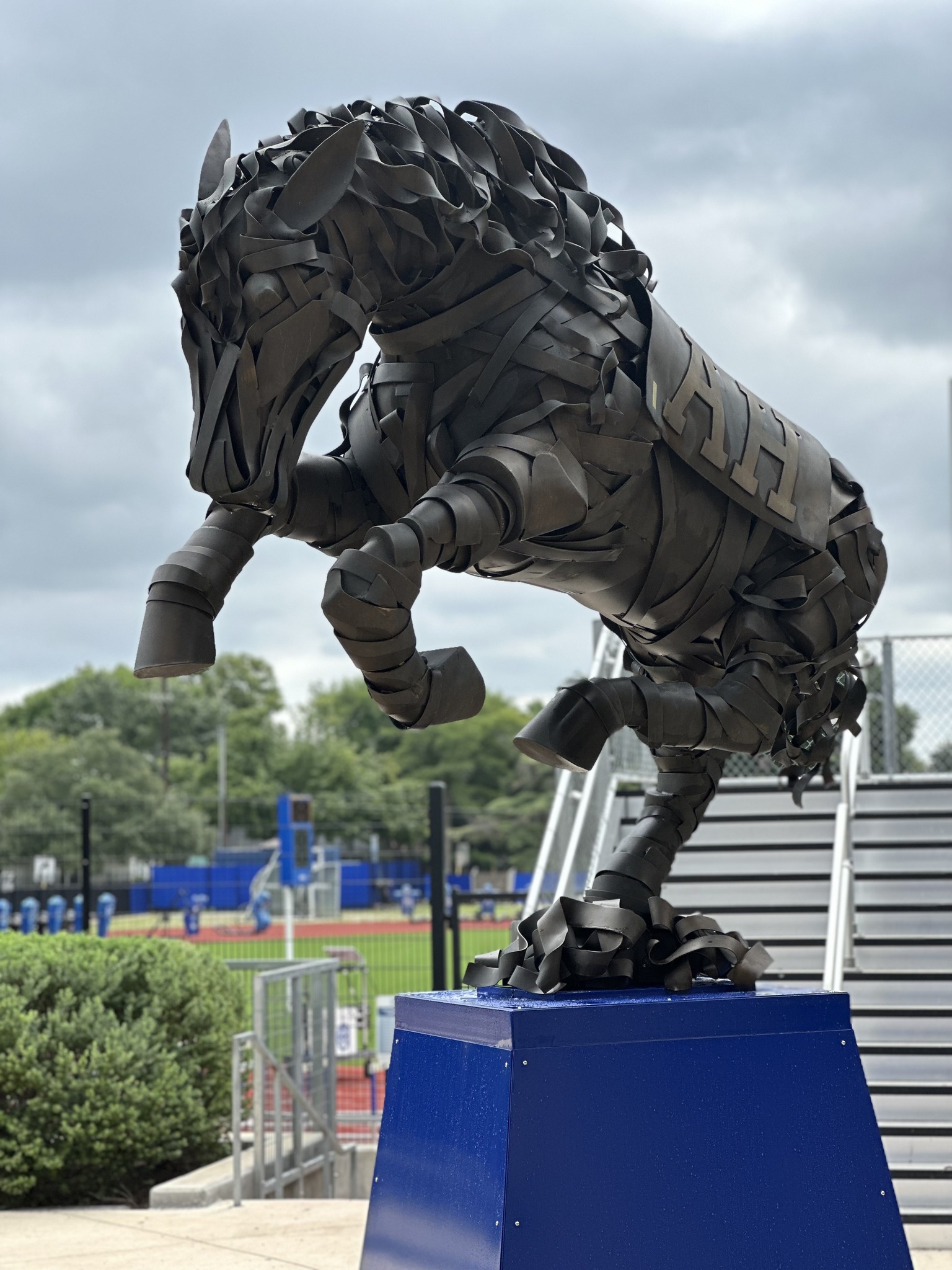 Iron caledonia temp location at stadium