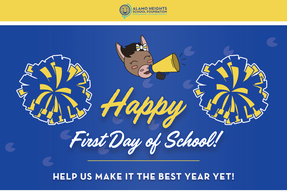 Happy first day of school!